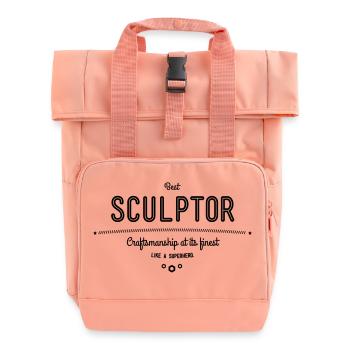 Best sculptor - craftsmanship at its finest - Roll Top Backpack with Two Handles - chintz rose - Front