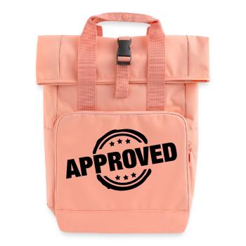approved_stamp_tk1 - Sac à dos Roll Top à deux anses - rose liberty - Devant