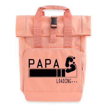 Papa - Rolltop Rucksack mit zwei Griffen - Chintzrosa - Vorne