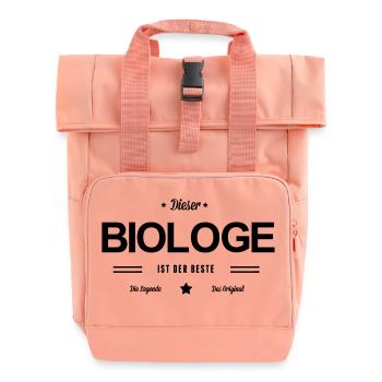 Bester Biologe - Rolltop Rucksack mit zwei Griffen - Chintzrosa - Vorne