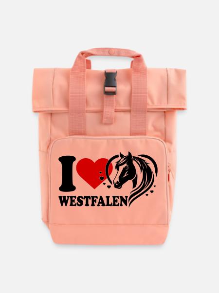 J’adore Horse Westphalia - Sac à dos Roll Top à deux anses - rose liberty