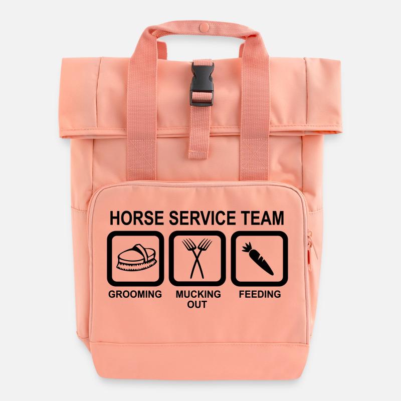 Pferd - Sac à dos Roll Top à deux anses - rose liberty