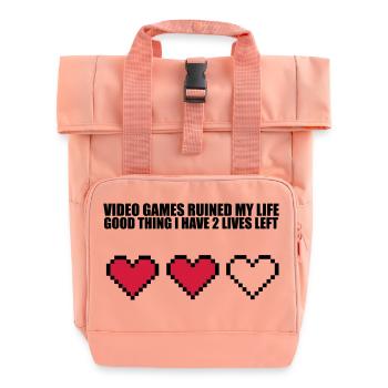 Extra Lives - Rolltop Rucksack mit zwei Griffen - Chintzrosa - Vorne