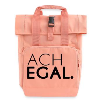 ACH EGAL. - Rolltop Rucksack mit zwei Griffen - Chintzrosa - Vorne