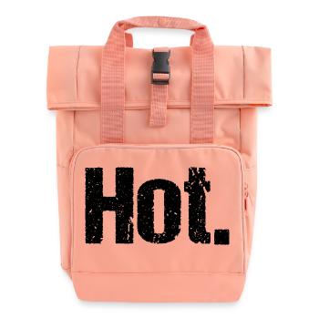 Chaud. - Sac à dos Roll Top à deux anses - rose liberty - Devant