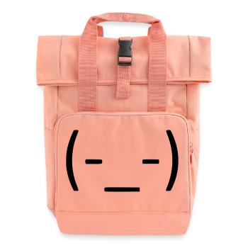 Einfach mal Ruhe bewahren! 😑 - Rolltop Rucksack mit zwei Griffen - Chintzrosa - Vorne