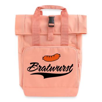 Bratwurst tout simplement délicieuse - Sac à dos Roll Top à deux anses - rose liberty - Devant