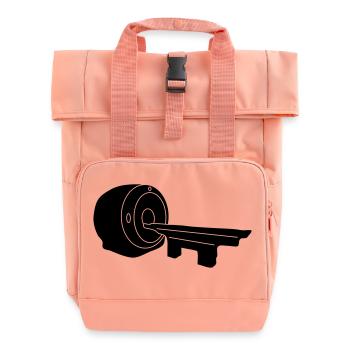 resonance magnetic_m1 - Roll Top Backpack with Two Handles - chintz rose - Front