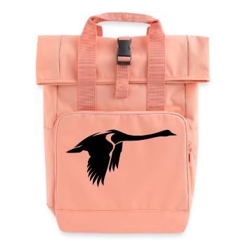 Cygne volant élégant - Sac à dos Roll Top à deux anses - rose liberty - Devant