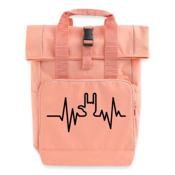 rock - Rolltop Rucksack mit zwei Griffen - Chintzrosa - Vorne
