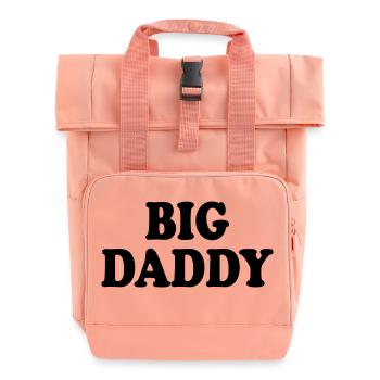 Big daddy - Roll Top Backpack with Two Handles - chintz rose - Front