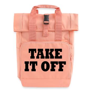 Take it off - Rolltop Rucksack mit zwei Griffen - Chintzrosa - Vorne