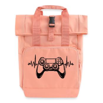 SCHLAG DES SPIELS - Rolltop Rucksack mit zwei Griffen - Chintzrosa - Vorne