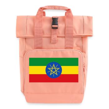 Äthiopien - Rolltop Rucksack mit zwei Griffen - Chintzrosa - Vorne