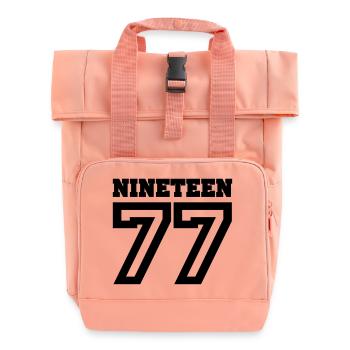 1977 - Rolltop Rucksack mit zwei Griffen - Chintzrosa - Vorne