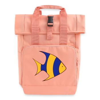 poisson - Sac à dos Roll Top à deux anses - rose liberty - Devant