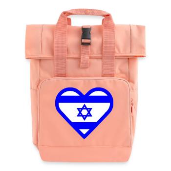 Israël - Sac à dos Roll Top à deux anses - rose liberty - Devant