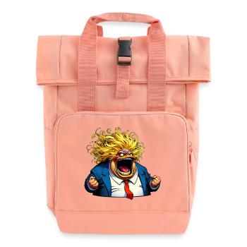 L’homme blanc veut attiser la peur - Sac à dos Roll Top à deux anses - rose liberty - Devant