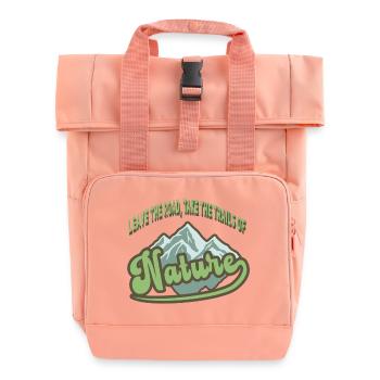 Pour les amoureux de la nature - Sac à dos Roll Top à deux anses - rose liberty - Devant