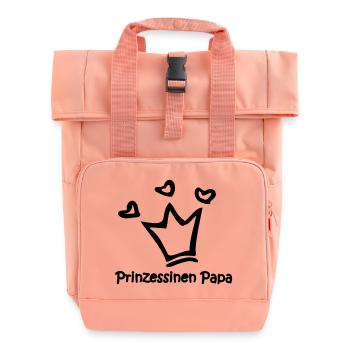 Princesses Papa - Sac à dos Roll Top à deux anses - rose liberty - Devant