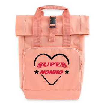 Super nonno 111 - Rolltop Rucksack mit zwei Griffen - Chintzrosa - Vorne