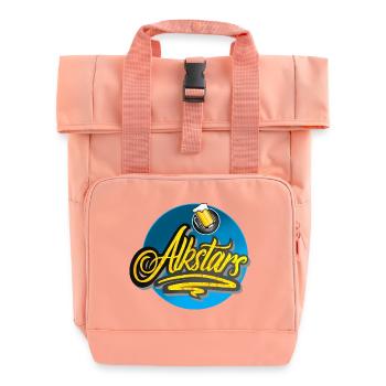 Alkstars Party Crew Sauftour - Rolltop Rucksack mit zwei Griffen - Chintzrosa - Vorne