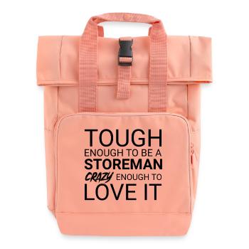 Storeman Crazy - Roll Top Backpack with Two Handles - chintz rose - Front
