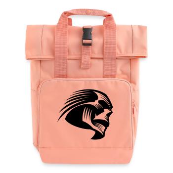 Art moderne de crâne (frais de crâne) - Sac à dos Roll Top à deux anses - rose liberty - Devant