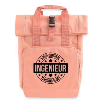 Ingenieur - Rolltop Rucksack mit zwei Griffen - Chintzrosa - Vorne