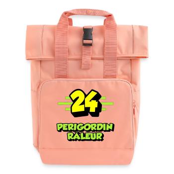Complaining Périgordin - Roll Top Backpack with Two Handles - chintz rose - Front