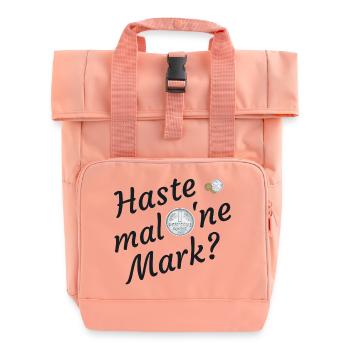 Haste mal eine Mark nostalgia - Roll Top Backpack with Two Handles - chintz rose - Front