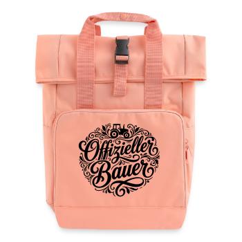 Offizieller Bauer - Rolltop Rucksack mit zwei Griffen - Chintzrosa - Vorne