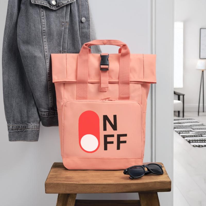 Mode ON/OFF Sac à dos Roll Top à deux anses