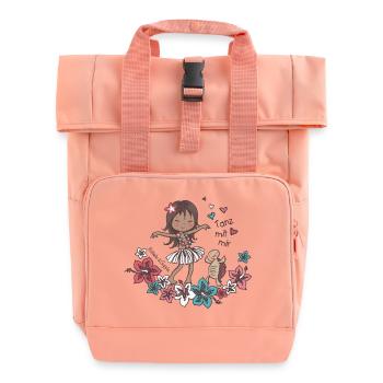 Tanz mit mir - Rolltop Rucksack mit zwei Griffen - Chintzrosa - Vorne