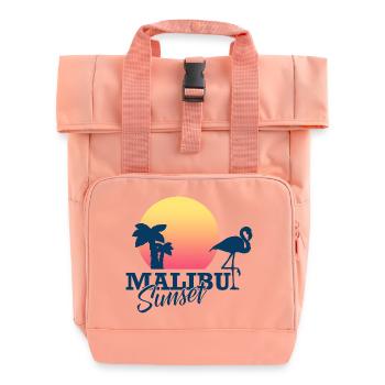 Malibu Sunset - Rolltop Rucksack mit zwei Griffen - Chintzrosa - Vorne
