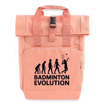 Badminton Evolution Frau Smash Cool - Rolltop Rucksack mit zwei Griffen - Chintzrosa - Vorne