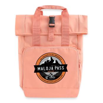 maloja pass , Schweiz - Rolltop Rucksack mit zwei Griffen - Chintzrosa - Vorne