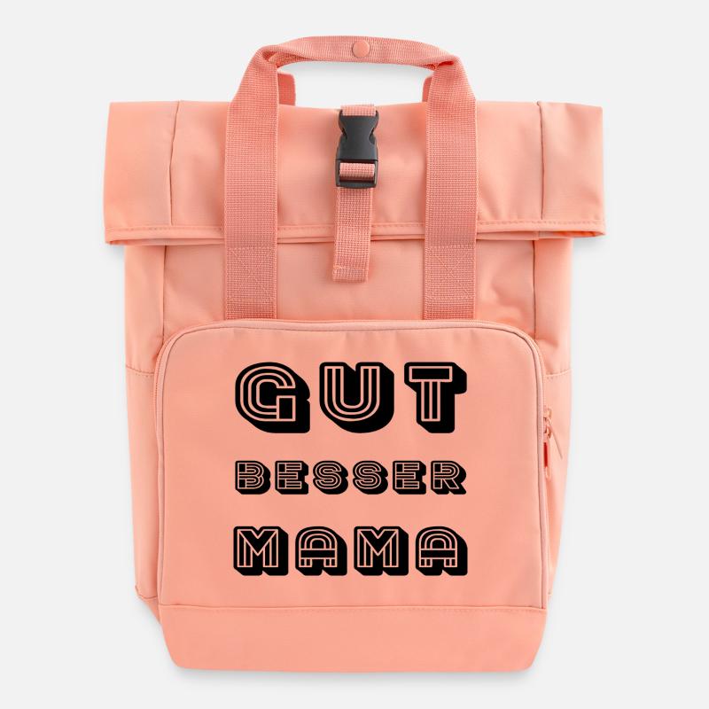 GUT BESSER MAMA - Rolltop Rucksack mit zwei Griffen - Chintzrosa