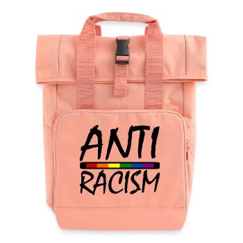 ANTIRASSISMUS - Rolltop Rucksack mit zwei Griffen - Chintzrosa - Vorne