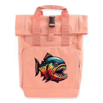 Piranha - Rolltop Rucksack mit zwei Griffen - Chintzrosa - Vorne