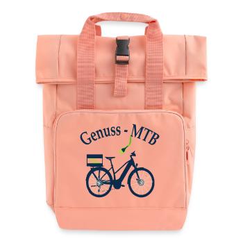 VTTAE Femme - Sac à dos Roll Top à deux anses - rose liberty - Devant