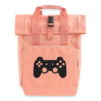 controller - Roll Top Backpack with Two Handles - chintz rose - Front