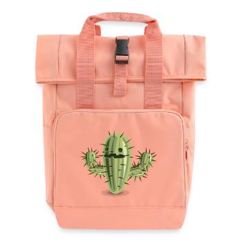 Kaktus - Rolltop Rucksack mit zwei Griffen - Chintzrosa - Vorne