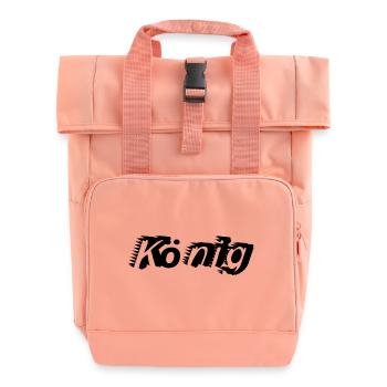  König - Rolltop Rucksack mit zwei Griffen - Chintzrosa - Vorne