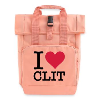 I love clitoris - Sac à dos Roll Top à deux anses - rose liberty - Devant