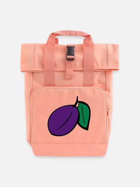 Pflaume - Rolltop Rucksack mit zwei Griffen - Chintzrosa