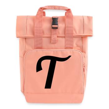 T - Roll Top Backpack with Two Handles - chintz rose - Front