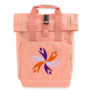 team - Rolltop Rucksack mit zwei Griffen - Chintzrosa - Vorne