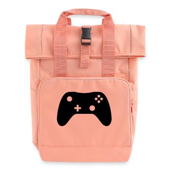 Controller - Roll Top Backpack with Two Handles - chintz rose - Front