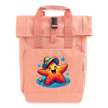 Étoile de mer - Sac à dos Roll Top à deux anses - rose liberty - Devant
